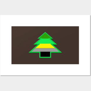 Aromantic Pride: Christmas Tree Posters and Art